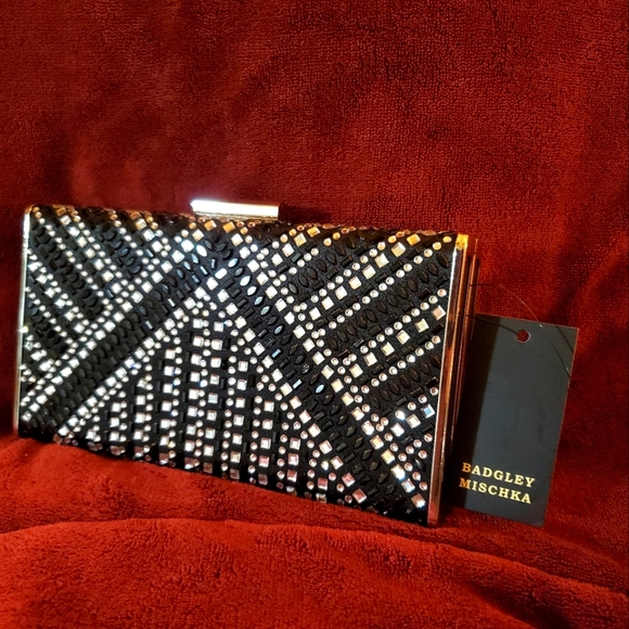 Badgley Mischka Handbags - Gorgeous Art Deco Crystal Beaded Minaudiere